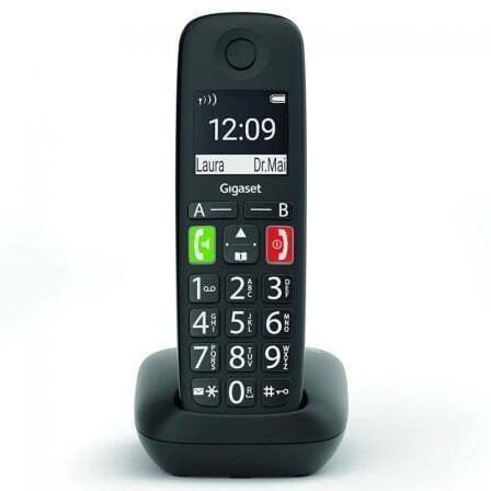 Teléfono Inalámbrico Gigaset E290/ Negro