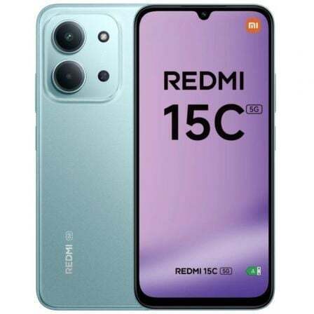 Smartphone Xiaomi Redmi 15C 4GB/ 256GB/ 6.9"/ 5G/ Verde