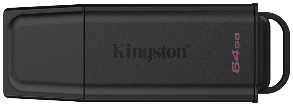 Kingston Technology DataTraveler 64GB Portátil USB 3.2 Gen 1 Exodia Negro