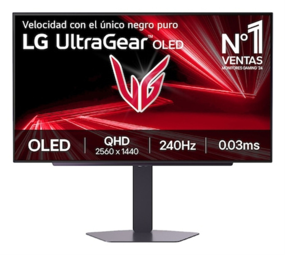 LG 27GX704A-B pantalla para PC 68,6 cm (27") 2560 x 1440 Pixeles Quad HD OLED Negro