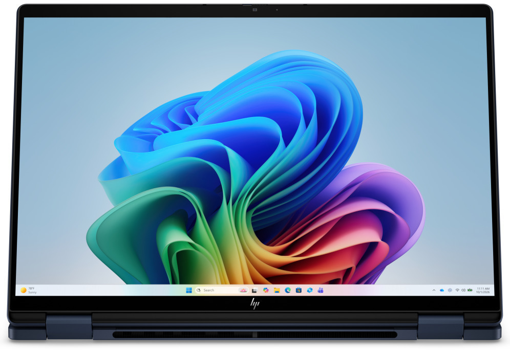 HP OmniBook X Flip 2-in-1 Laptop Next Gen AI 14-kb0013ns Copilot+ PC Intel Core Ultra 9 386H 35,6 cm (14") Pantalla táctil 2K 32 GB LPDDR5x-SDRAM 1 TB SSD Wi-Fi 7 (802.11be) Windows 11 Home Azul
