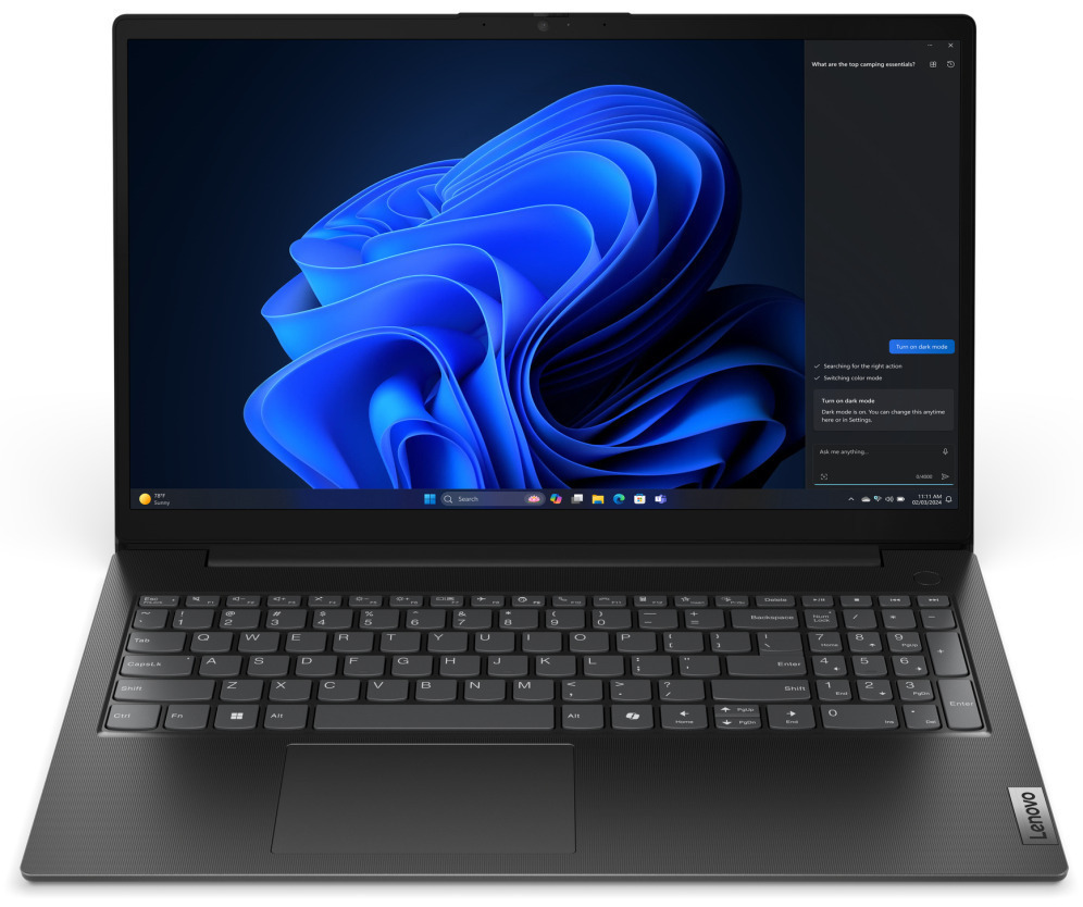 Lenovo V15 G5 IRL Intel® Core™ i5 i5-13420H Portátil 39,6 cm (15.6") Full HD 16 GB DDR5-SDRAM 512 GB SSD Wi-Fi 6 (802.11ax) Windows 11 Home Español Negro