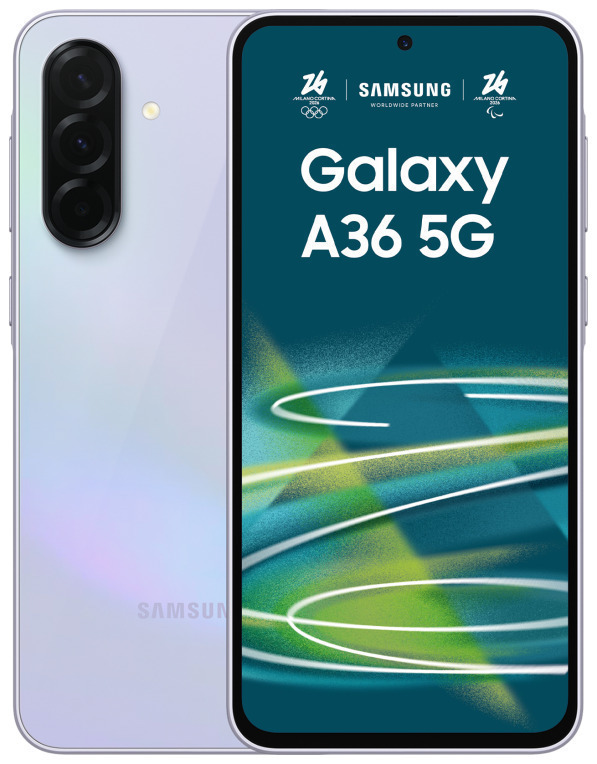 Samsung Galaxy A36 5G 17 cm (6.7") SIM doble Android 15 USB Tipo C 8 GB 256 GB 5000 mAh Lavanda