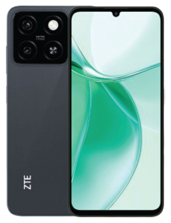 ZTE Blade A55 17,1 cm (6.75") SIM doble 4G USB Tipo C 4 GB 128 GB 5000 mAh Negro